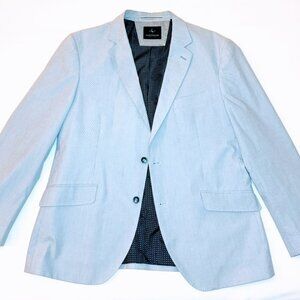 Tailorbyrd Light Blue Pinstripe Blazer Size 50/52
